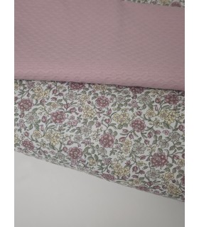 Combinación Flor Carmen y pique rosa