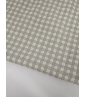 Vichy verde 0'7 fondo beige N°5