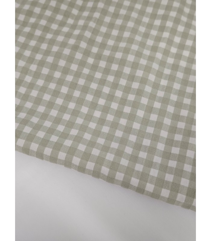 Vichy verde 0'7 fondo beige N°5