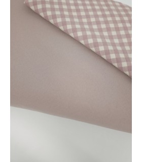 Shoftshell rosa y Vichy rosa