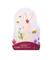 Puzzle de formas - las flores de Mrs. Rabbit - 12 piezas