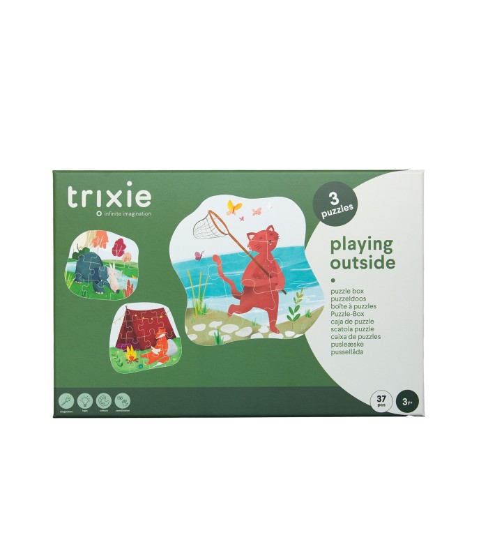 Puzzle de formas - Jugar al aire libre - 3 puzzles