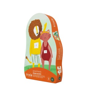 Puzzle de formas - Amigos de los animales - 12 piezas