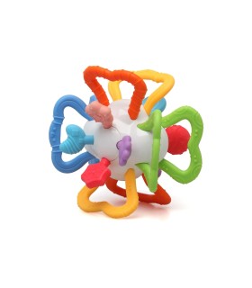 Mordedor sensorial en forma de bola para bebés