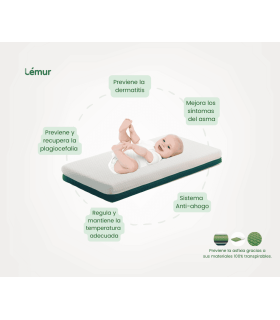 Colchón de cuna Kibo